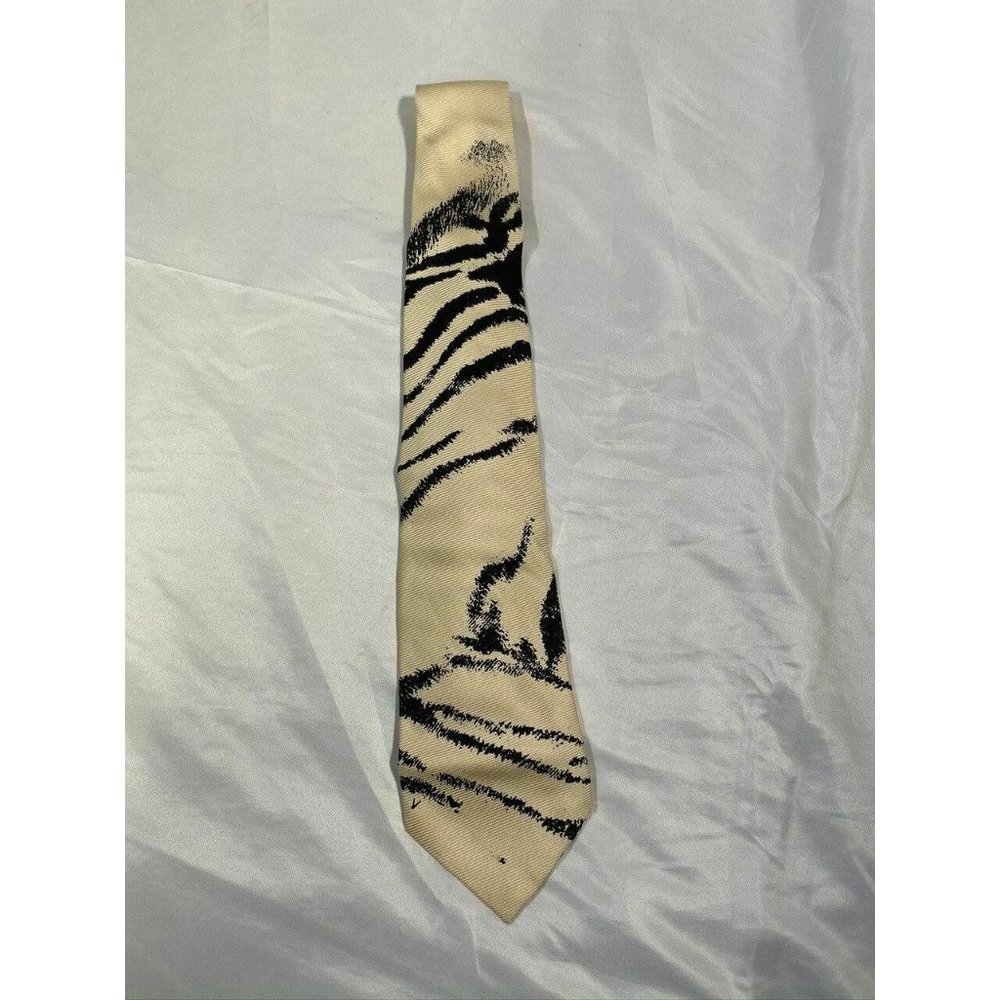 Just Cavalli Abstract Animal Print Metallic Beige